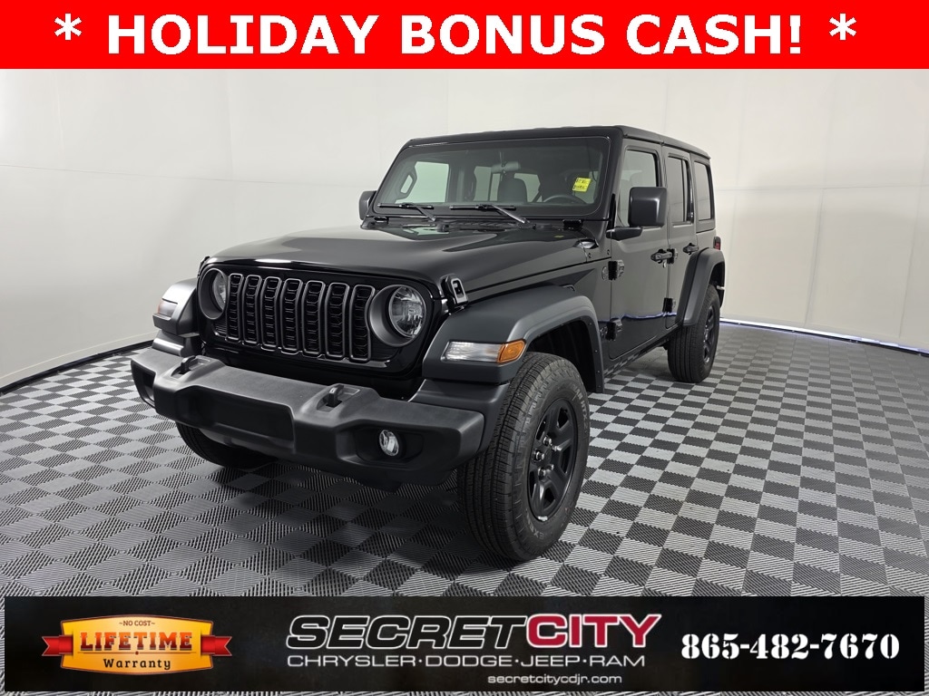 New 2025 Jeep Wrangler 4-DOOR SPORT Sport Utility