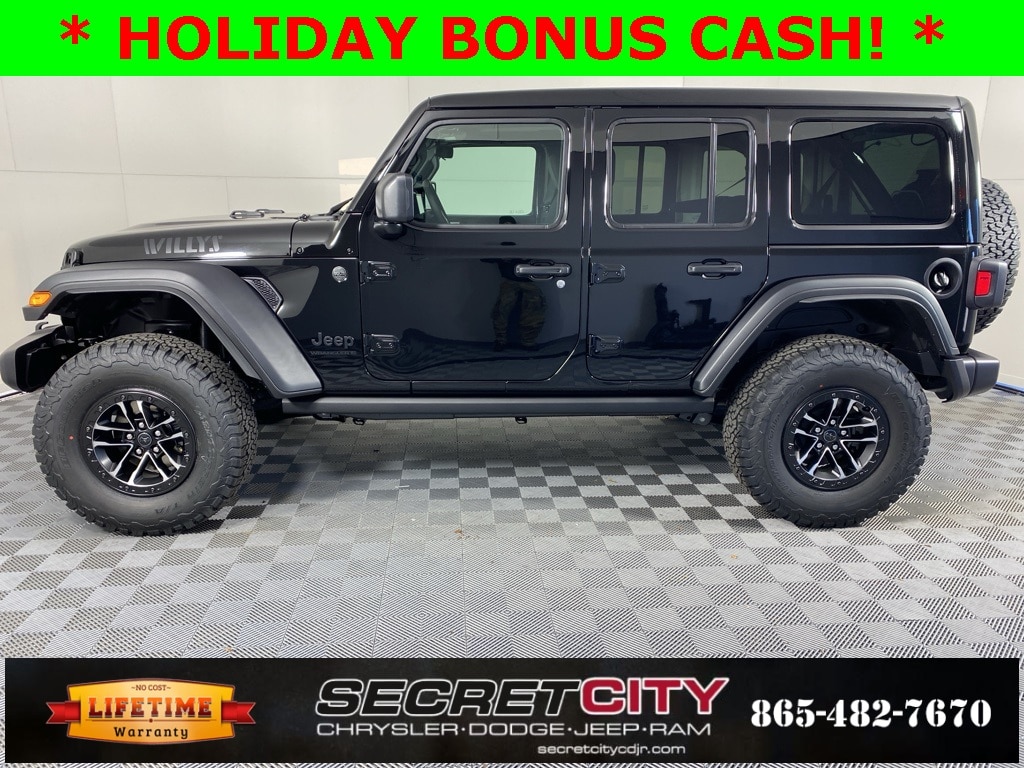 New 2026 Jeep Wrangler 4-DOOR WILLYS Sport Utility