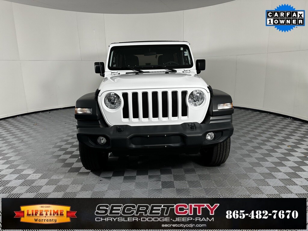 Used 2023 Jeep Wrangler 4-Door Sport S with VIN 1C4HJXDN7PW506379 for sale in Oak Ridge, TN