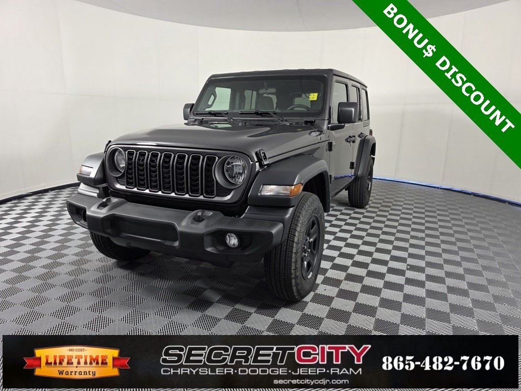New 2026 Jeep Wrangler 4-DOOR SPORT Sport Utility