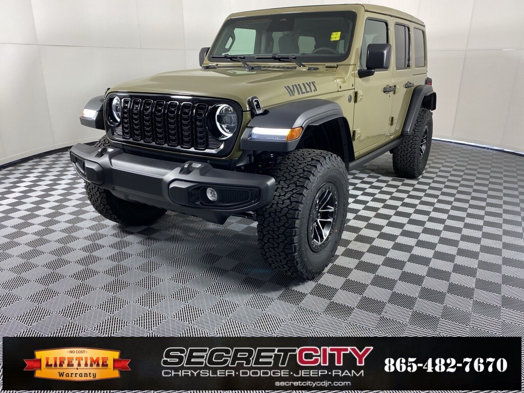New 2026 Jeep Wrangler 4-DOOR WILLYS Sport Utility