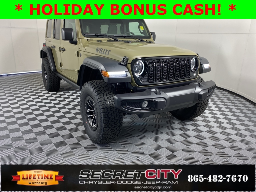 New 2026 Jeep Wrangler 4-DOOR WILLYS Sport Utility