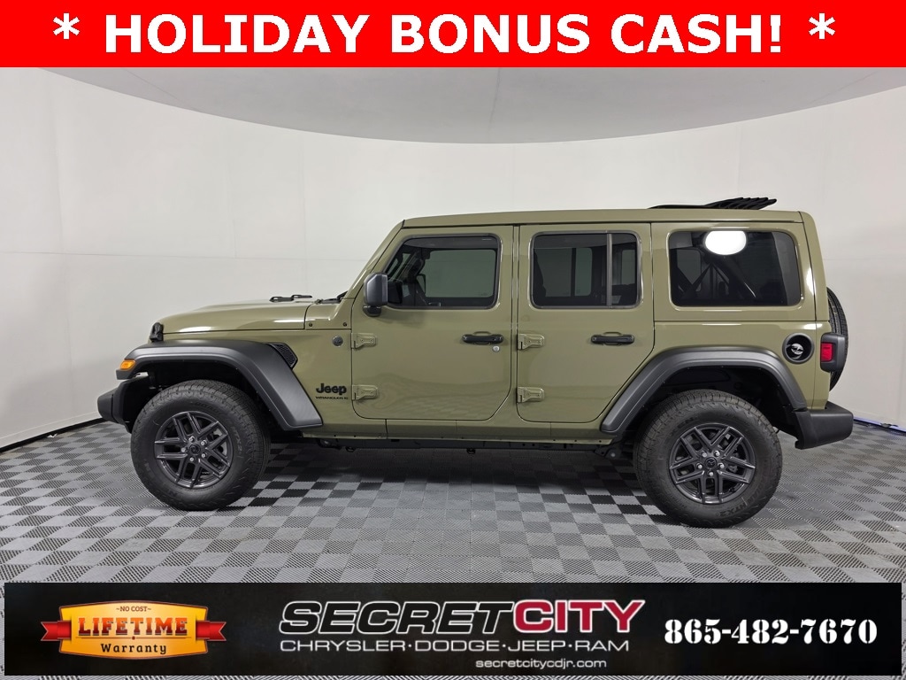 New 2025 Jeep Wrangler 4-DOOR SPORT S Sport Utility