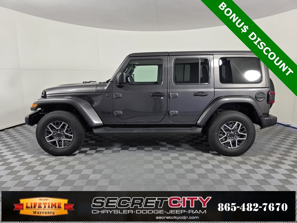 New 2025 Jeep Wrangler 4-DOOR SAHARA Sport Utility