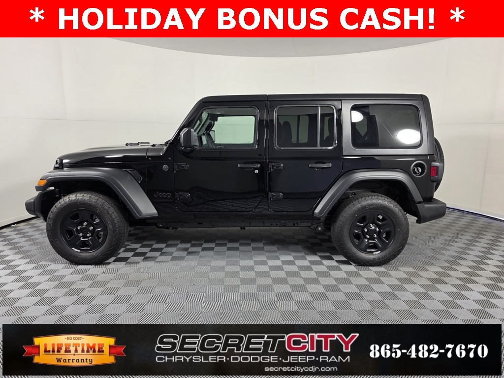 New 2025 Jeep Wrangler 4-DOOR SPORT Sport Utility