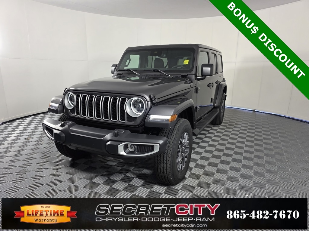 New 2025 Jeep Wrangler 4-DOOR SAHARA Sport Utility