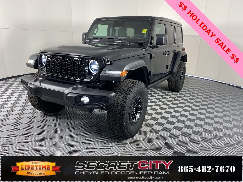 New 2026 Jeep Wrangler 4-DOOR WILLYS Sport Utility
