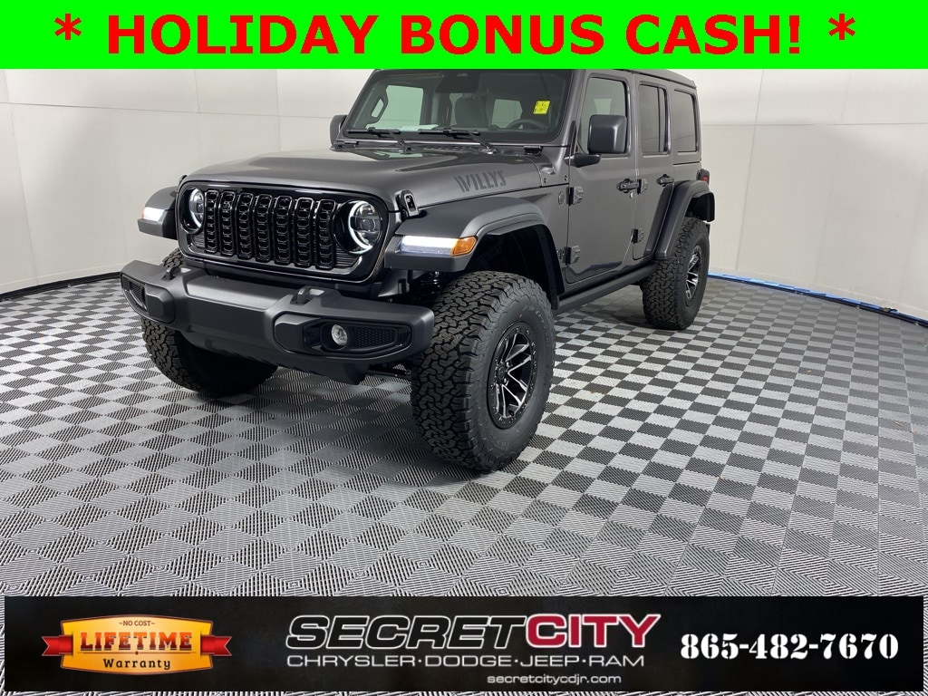 New 2026 Jeep Wrangler 4-DOOR WILLYS Sport Utility
