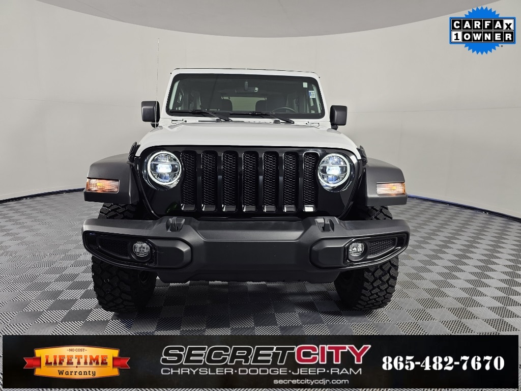 Used 2021 Jeep Wrangler Willys with VIN 1C4GJXAN7MW831092 for sale in Oak Ridge, TN