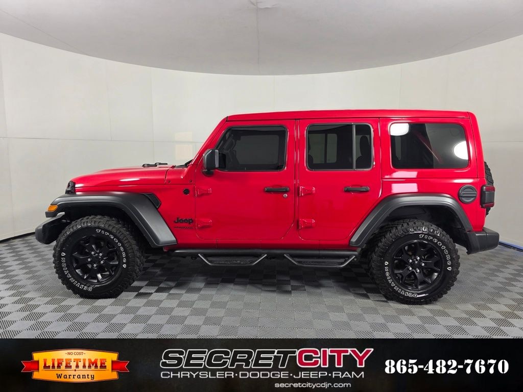 Used 2021 Jeep Wrangler Unlimited Willys SUV