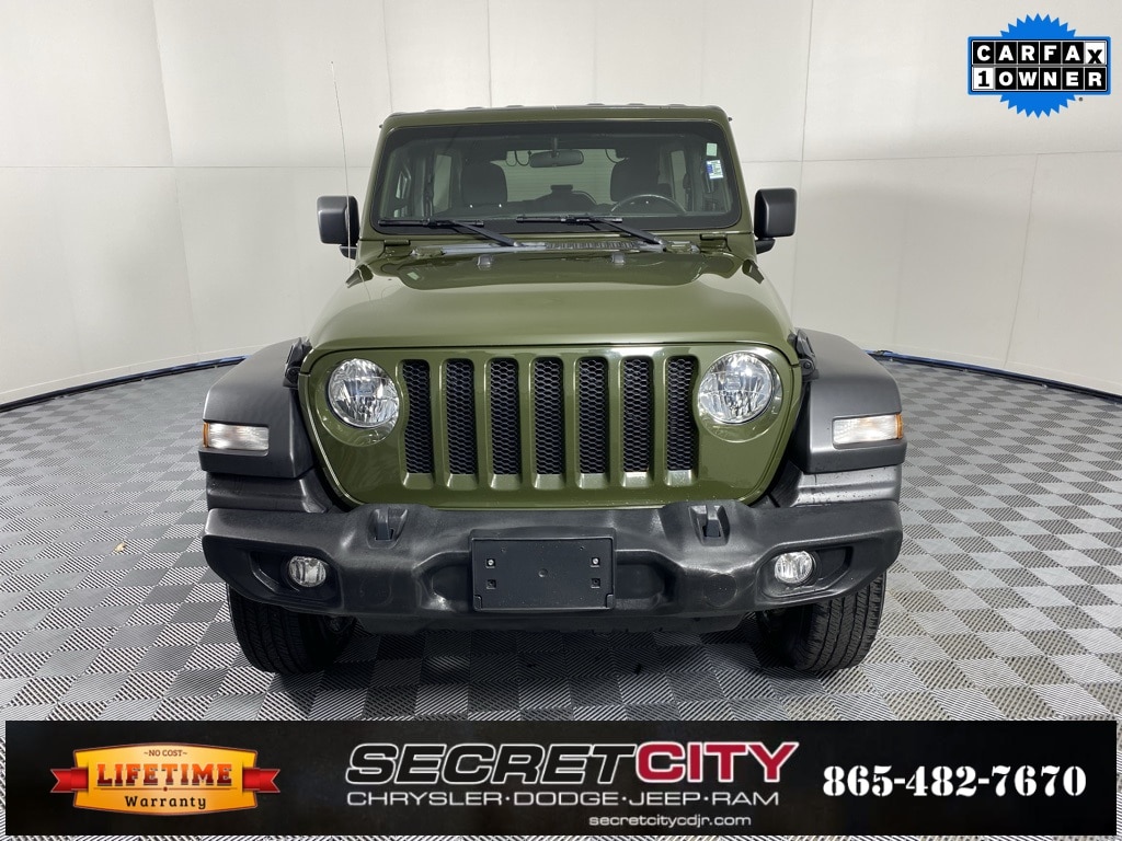 Used 2021 Jeep Wrangler Unlimited Sport S with VIN 1C4HJXDN2MW604487 for sale in Oak Ridge, TN