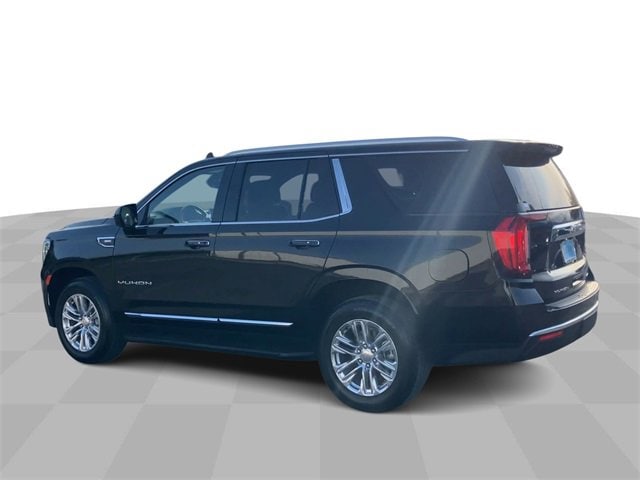 Used 2023 GMC Yukon SLT with VIN 1GKS1BKD7PR360460 for sale in Seguin, TX