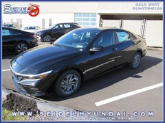 2026 Hyundai Elantra Hybrid Blue Sedan