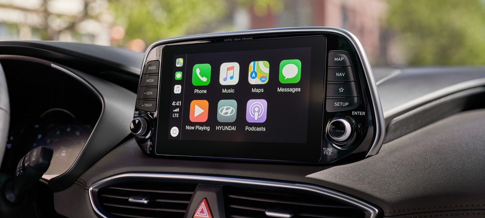 Что такое apple carplay на автомобиле hyundai санта фе