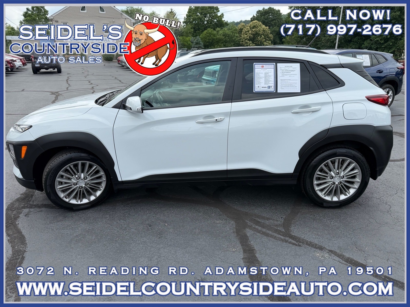 Used 2018 Hyundai Kona SEL with VIN KM8K6CAA2JU104141 for sale in Reading, PA