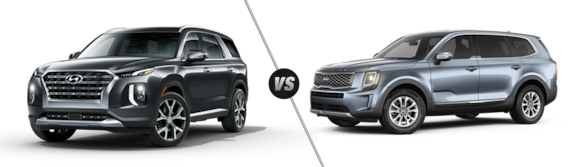 Hyundai Palisade vs. Kia Telluride SUV Comparison