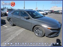 2026 Hyundai Elantra Hybrid Blue Sedan