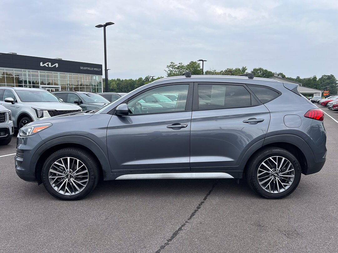 Used 2021 Hyundai Tucson SEL with VIN KM8J33AL1MU326938 for sale in Selbyville, DE