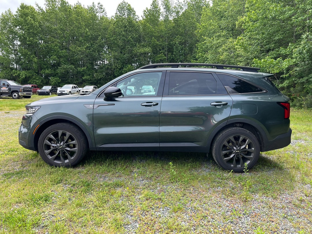 Certified 2021 Kia Sorento X-Line with VIN 5XYRKDLF6MG014803 for sale in Selbyville, DE