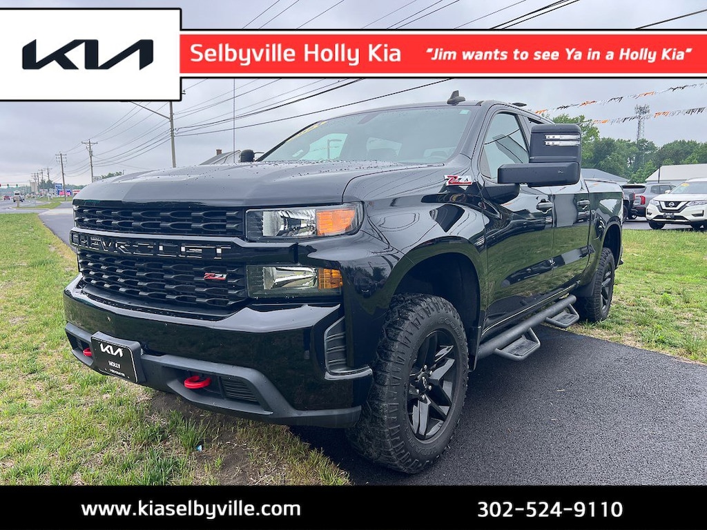 Used 2021 Chevrolet Silverado 1500 Custom Trail Boss Truck Crew Cab