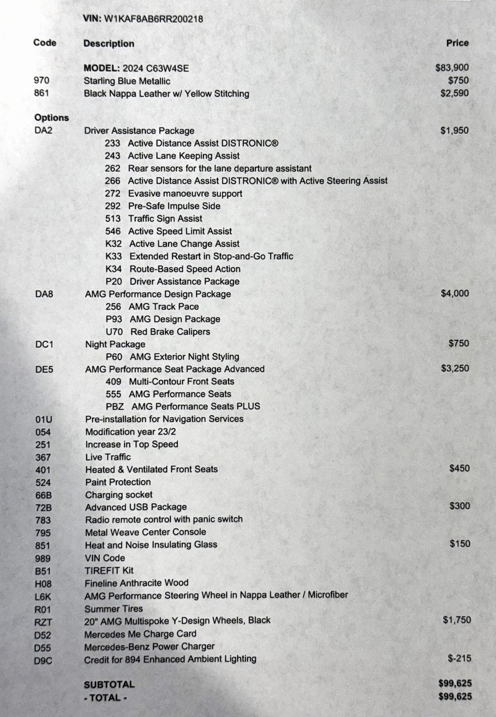 Certified 2024 Mercedes-Benz C-Class AMG C63 S E Performance Sedan