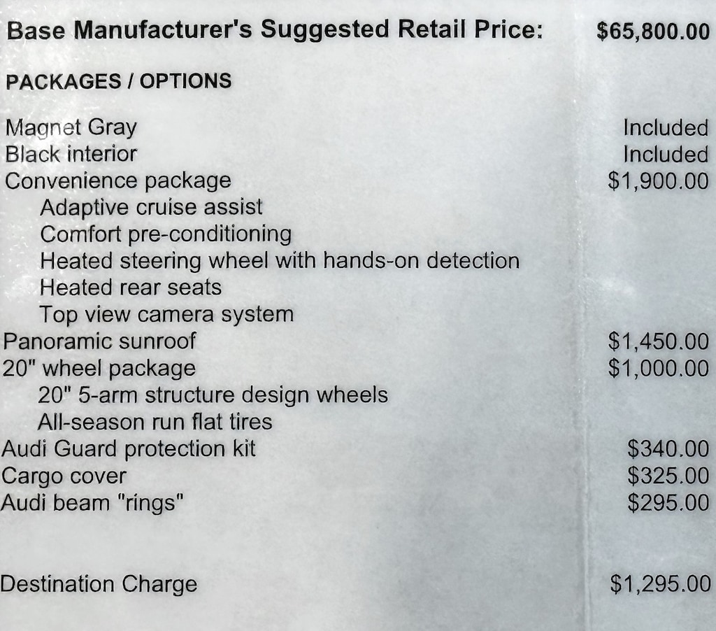 Certified 2025 Audi Q6 e-tron Premium SUV