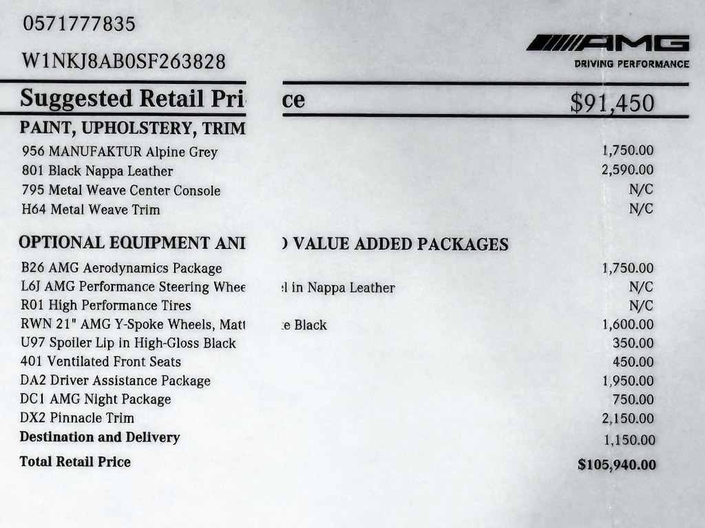 Certified 2025 Mercedes-Benz GLC GLC 63 AMG® S E Performance Coupe SUV