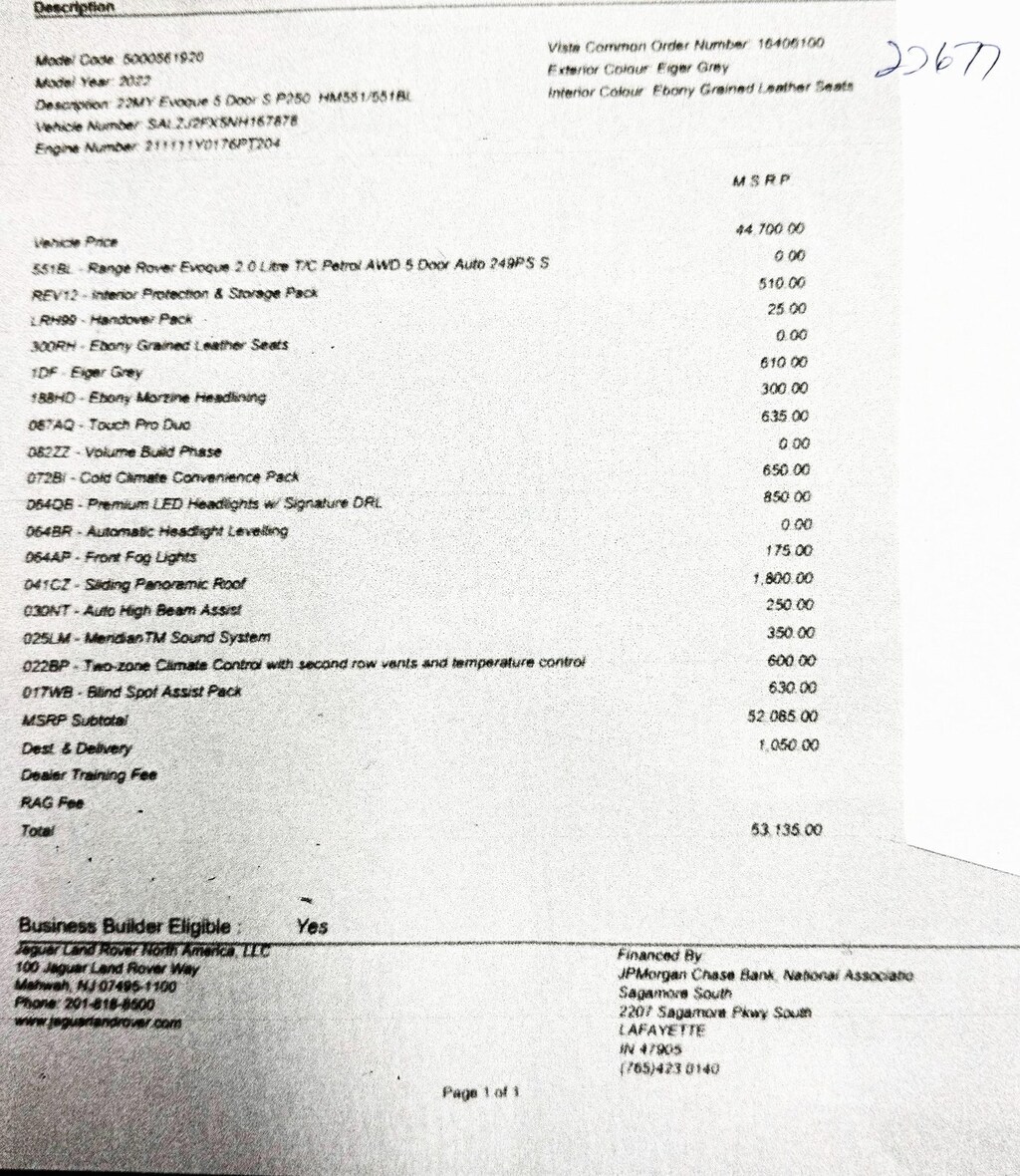 Used 2022 Land Rover Range Rover Evoque For Sale at Select Auto Imports