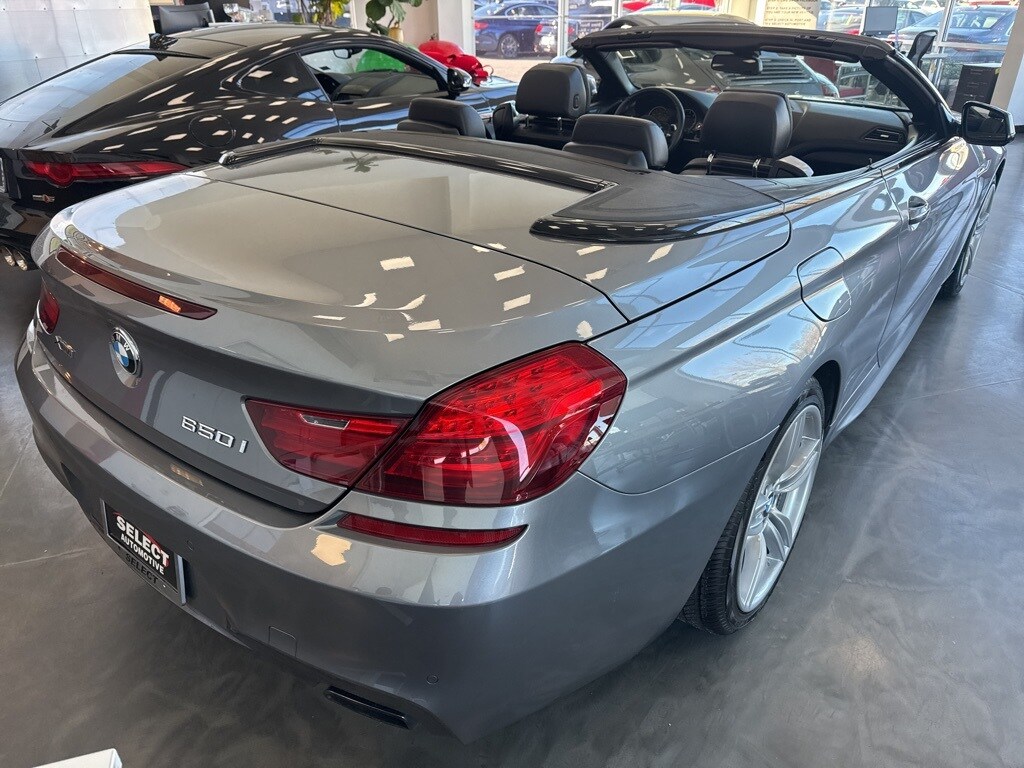 Used 2015 BMW 6 Series 650i xDrive Convertible