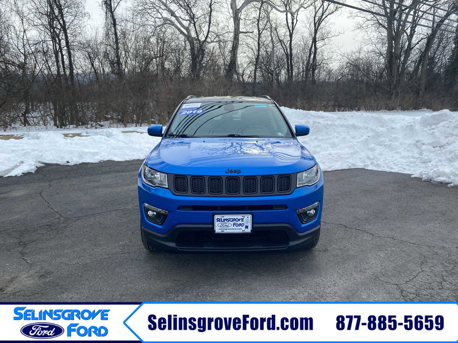 Certified 2019 Jeep Compass Altitude with VIN 3C4NJDBB9KT647107 for sale in Selinsgrove, PA