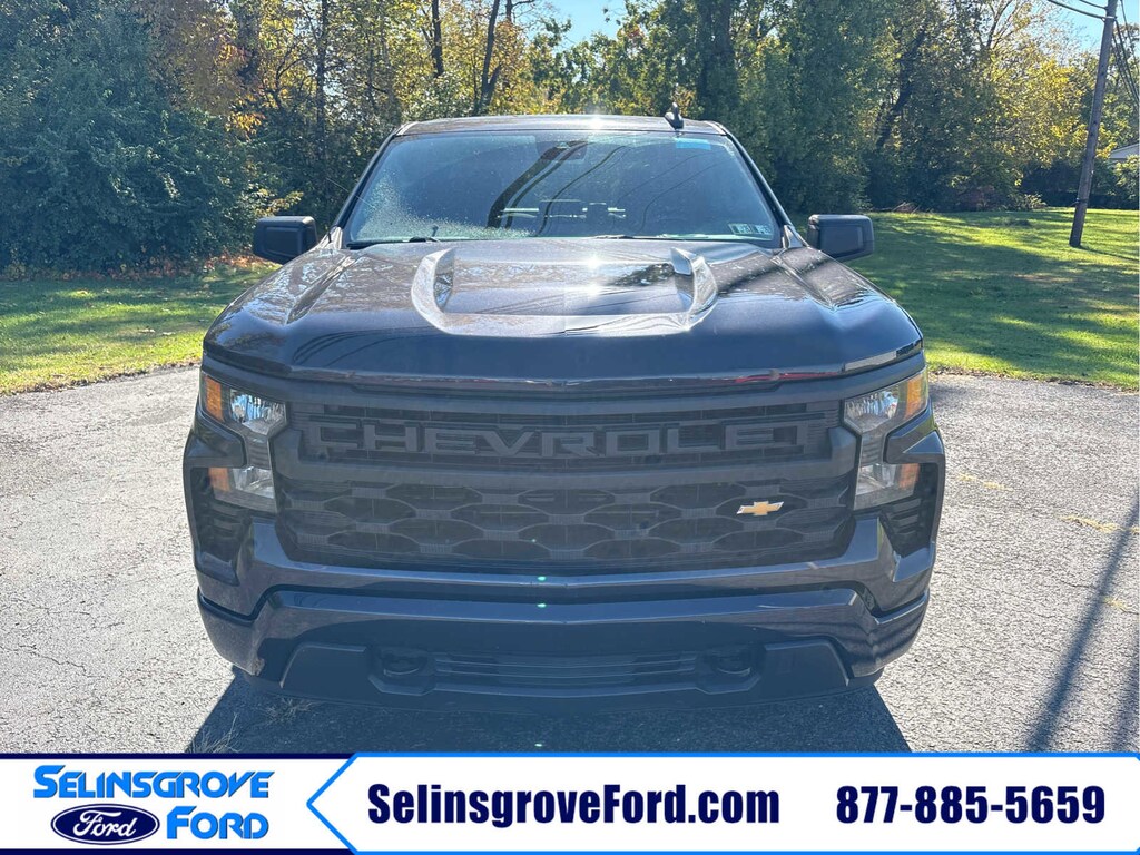 Certified 2022 Chevrolet Silverado 1500 Custom 4WD Crew Cab 147 Custom