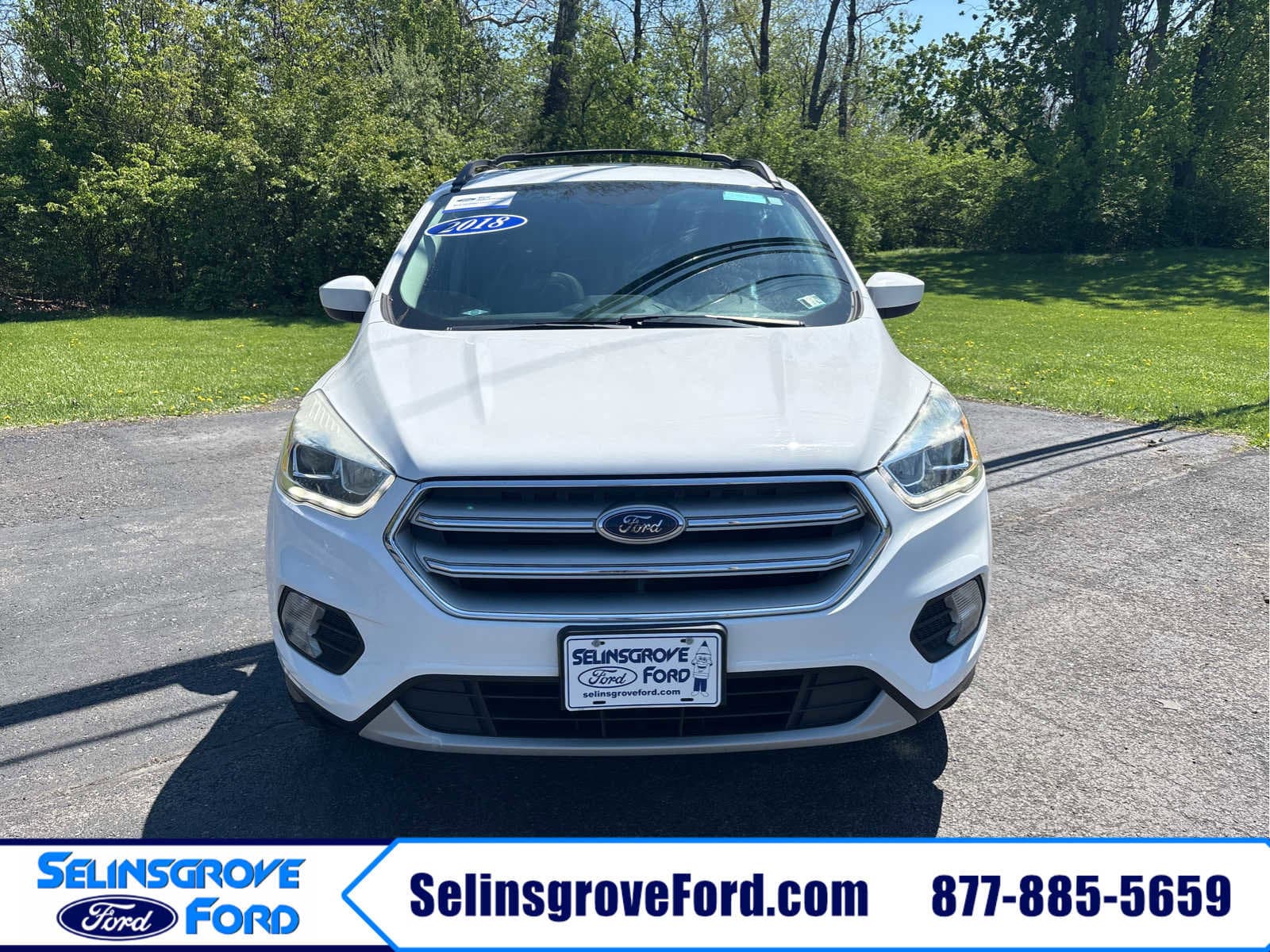 Certified 2018 Ford Escape SEL with VIN 1FMCU9HD0JUD25136 for sale in Selinsgrove, PA