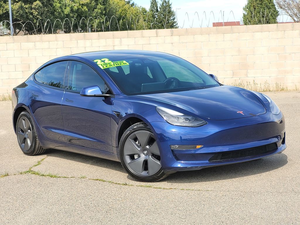 Used 2022 Tesla Model 3 Long Range with VIN 5YJ3E1EB1NF138959 for sale in Selma, CA