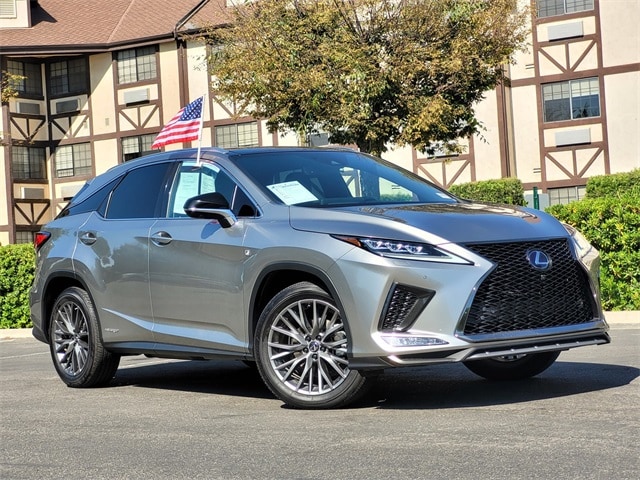 Used 2022 Lexus RX Hybrid 450h F SPORT with VIN 2T2YGMDA3NC082159 for sale in Selma, CA