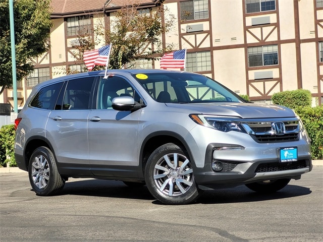 Certified 2021 Honda Pilot EX with VIN 5FNYF6H37MB076728 for sale in Selma, CA