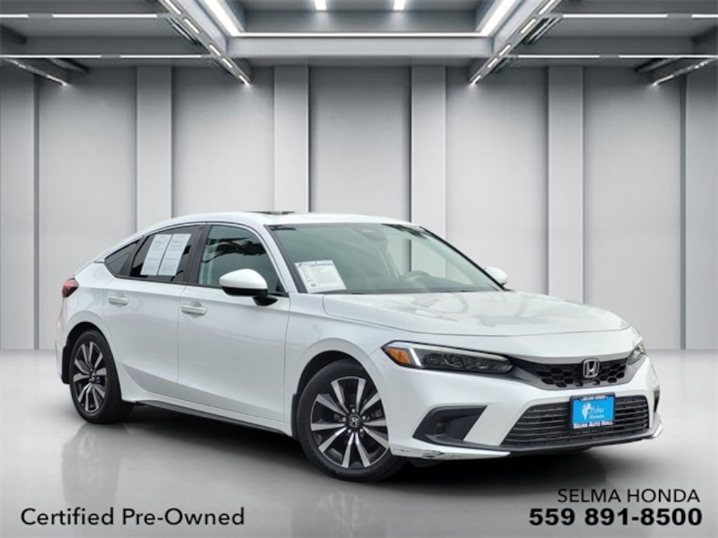 Certified 2022 Honda Civic EX-L Hatchback
