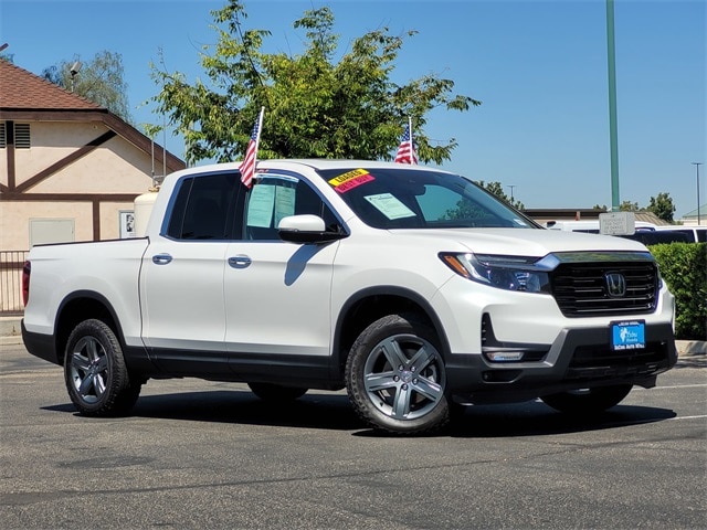 Certified 2023 Honda Ridgeline RTL-E with VIN 5FPYK3F77PB035687 for sale in Selma, CA