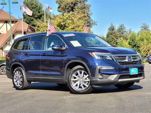 Certified 2022 Honda Pilot EX-L with VIN 5FNYF5H53NB009959 for sale in Selma, CA