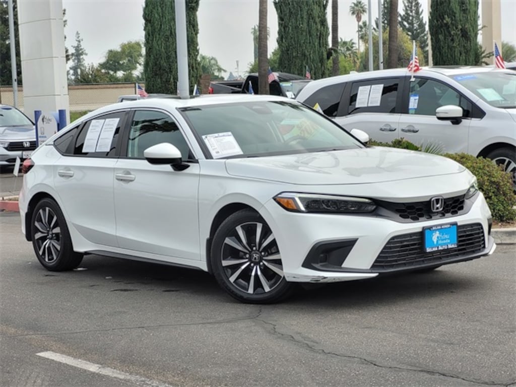 Certified 2022 Honda Civic EX-L Hatchback