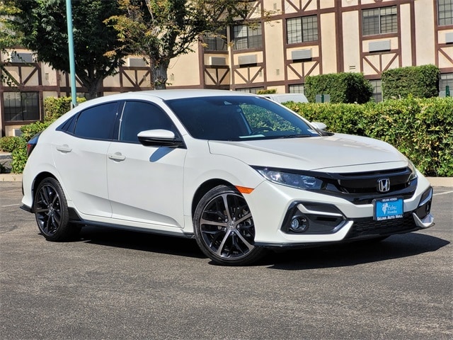 Certified 2021 Honda Civic Hatchback Sport with VIN SHHFK7H4XMU407155 for sale in Selma, CA