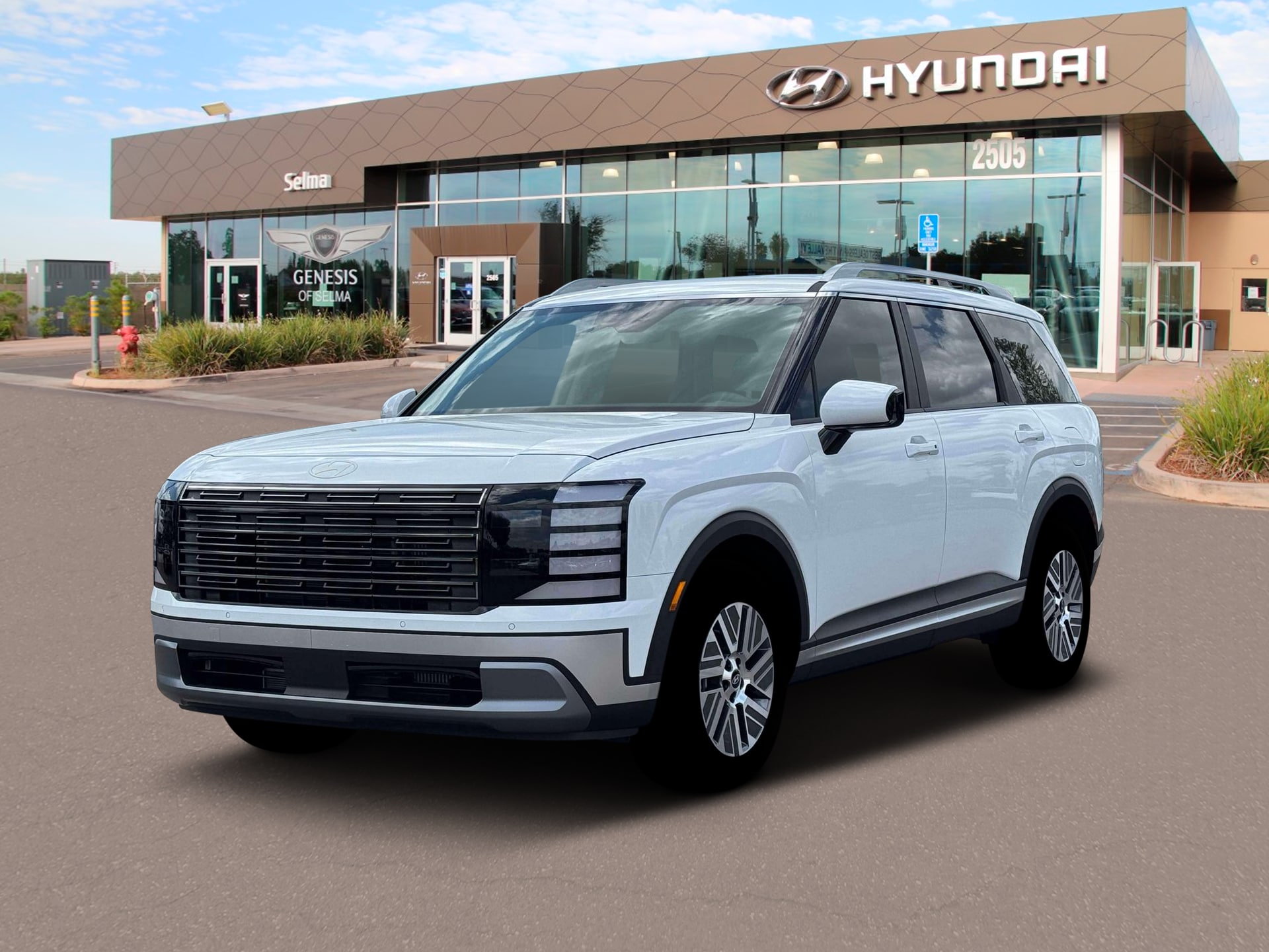 2026 Hyundai Palisade Blue SEL 7 Passenger Hybrid FWD's photo