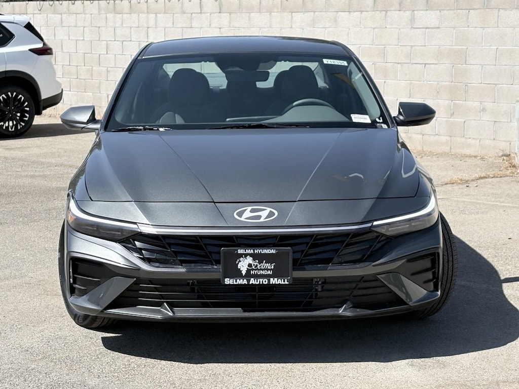 New 2026 Hyundai Elantra Hybrid Blue Sedan