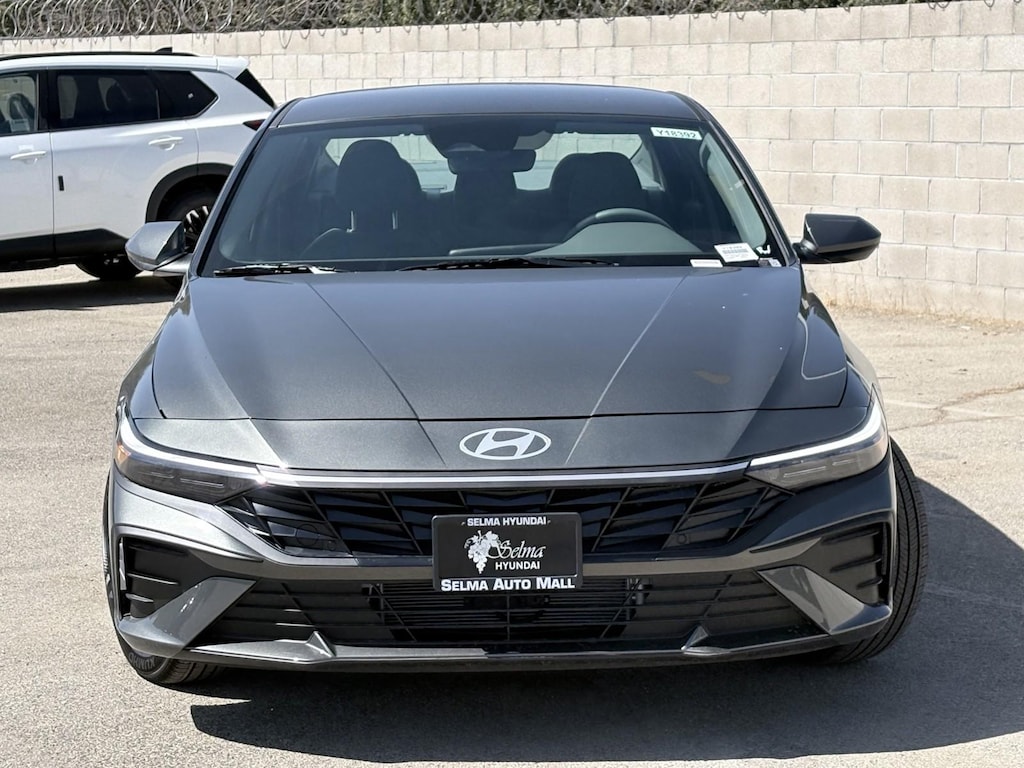 New 2026 Hyundai Elantra Hybrid Blue Sedan