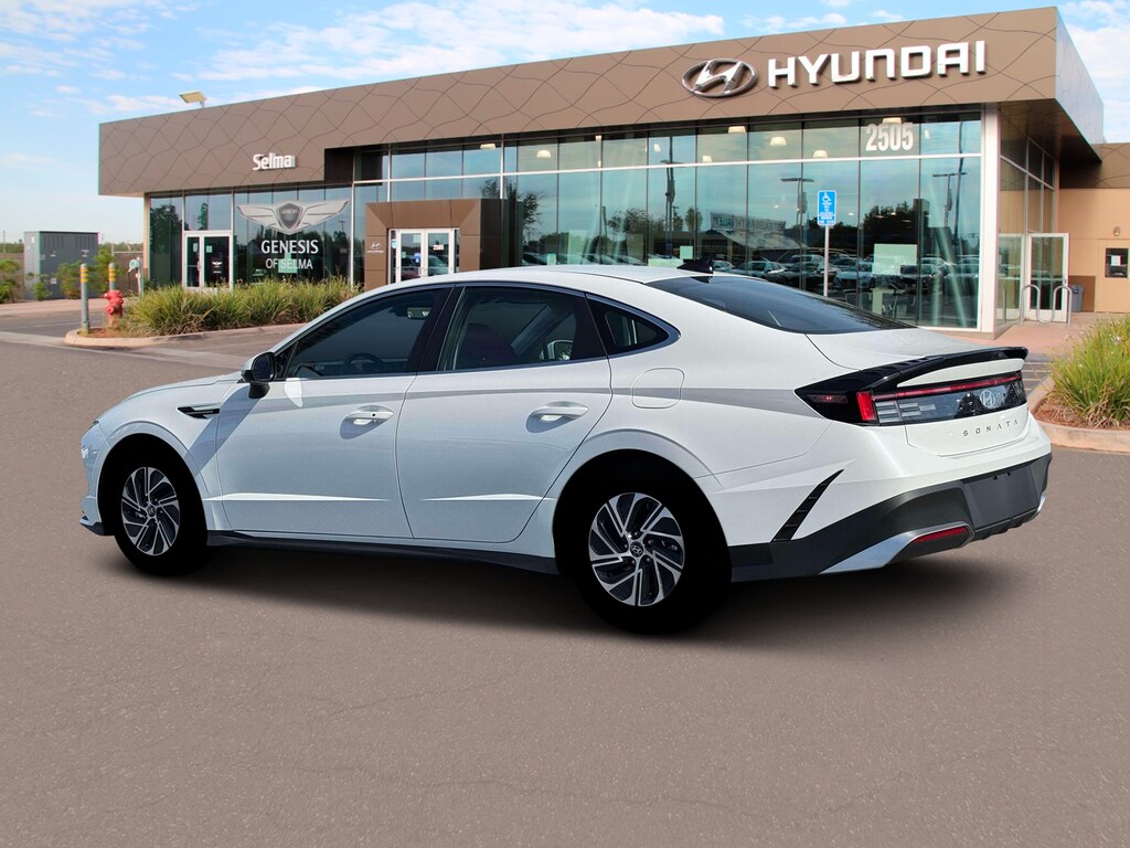 New 2026 Hyundai Sonata Hybrid Blue Sedan