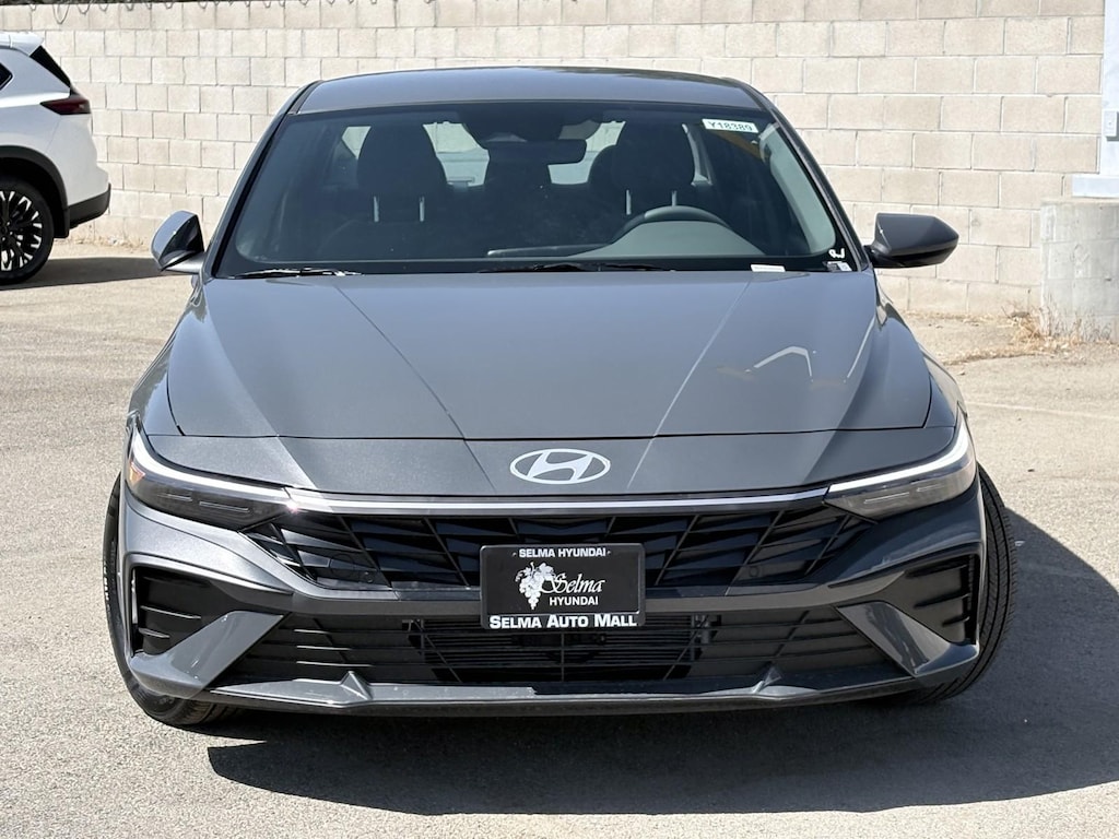 New 2026 Hyundai Elantra Hybrid Blue Sedan