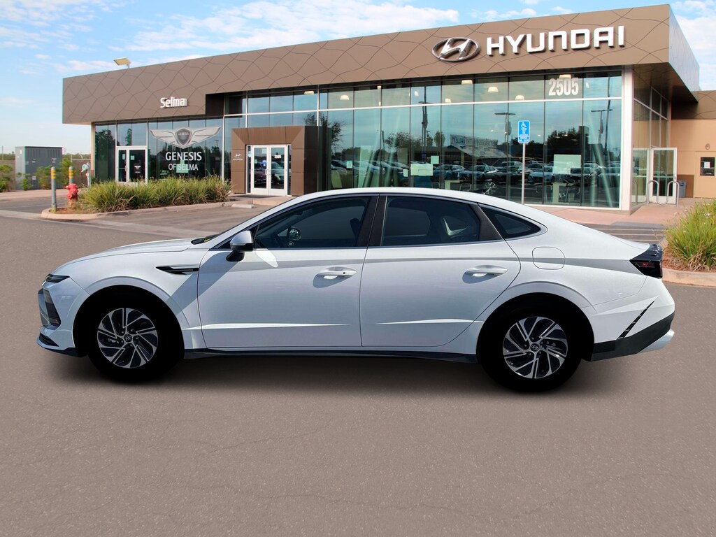 New 2026 Hyundai Sonata Hybrid Blue Sedan