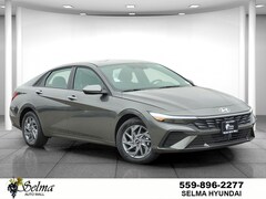 2026 Hyundai Elantra Hybrid Blue Sedan