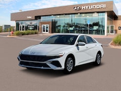 2026 Hyundai Elantra Hybrid Blue Sedan