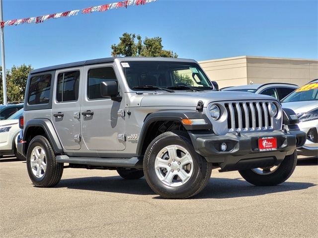 Used 2020 Jeep Wrangler Unlimited Sport S with VIN 1C4HJXDN1LW136881 for sale in Selma, CA