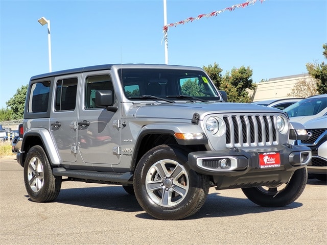 Used 2021 Jeep Wrangler Unlimited Sahara with VIN 1C4HJXENXMW624291 for sale in Selma, CA